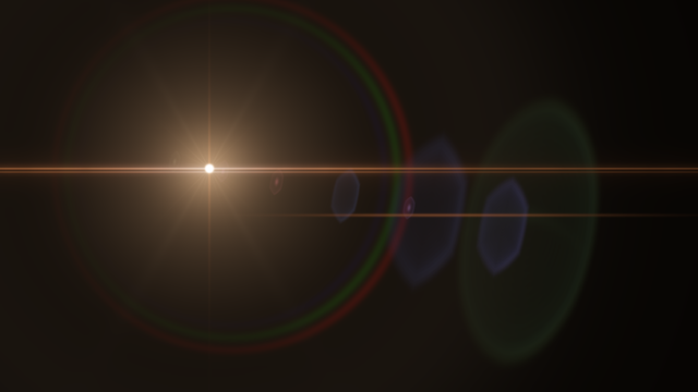 Warm copper light stretched into horizontal streaks.