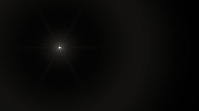 A small, clean point of light with a restrained glow.
